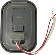 All Star Truck Parts 5x3 Amber/Red/White Rectangle 12 LED Signal Turn Tail Park Light Tow Truck Semi Trailer CM Flatbed Reading Postal Hitch Mounted RV Bus Grommet 3 Wire Pigtail Plug Kit IP67 Waterproof