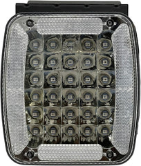 5.5" x 4" Rectangle 30 LED Amber Strobe Light Iron/Metal Mounting Bracket DOT/SAE Approved IP67 Waterproof Anti-Shock Anti-Fog High Powered Strobe Towing Construction Safety Security Trucks (2 Pack)