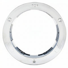 4" Round Chrome Bezels Flange Stop Turn Tail Light Covers Rings for Truck Trailer Kenworth Peterbilt 10pcs