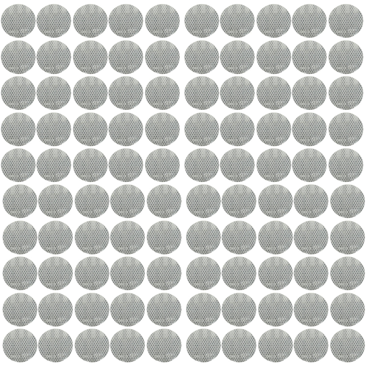 3" Inch Round DOT-SAE Amber/Red/White High Visibility Reflective Stick-On Prism Reflector | Strong Adhesive/Weatherproof | Trailer Camper RV Flatbed Fender Property Boat Marine