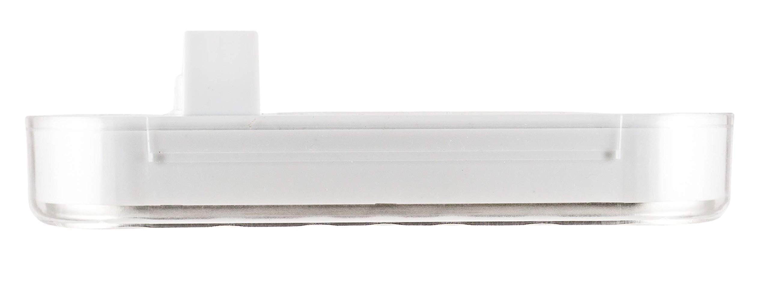 [ALL STRUCK PARTS] 6" Inch White Oval 24 LED Backup Reverse Tail Trailer Light and 3-Wire Trailer Plug - Qty 2. DOT/SAE Approved and Marked, Waterproof, High Intensity LED's