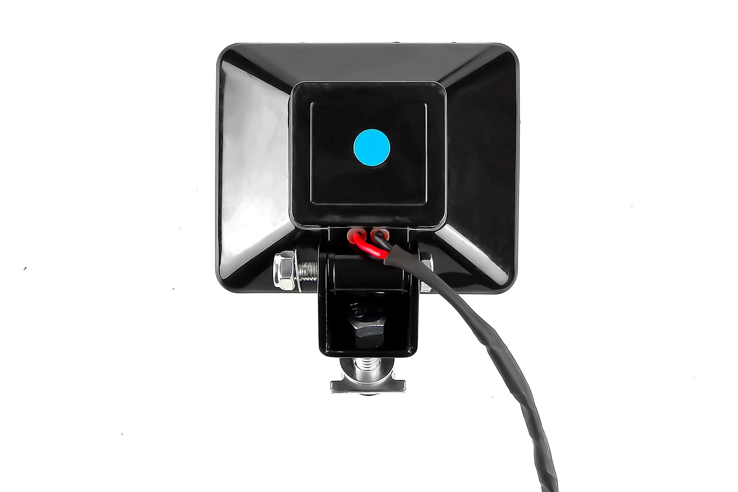 3.75" x 3.5" Rectangle LED Amber Strobe Work Lamp Light 9-LED 27W DOT/SAE Approved Waterproof Dustproof Anti-Shock/Fog Towing Construction Safety Truck 10V-30V