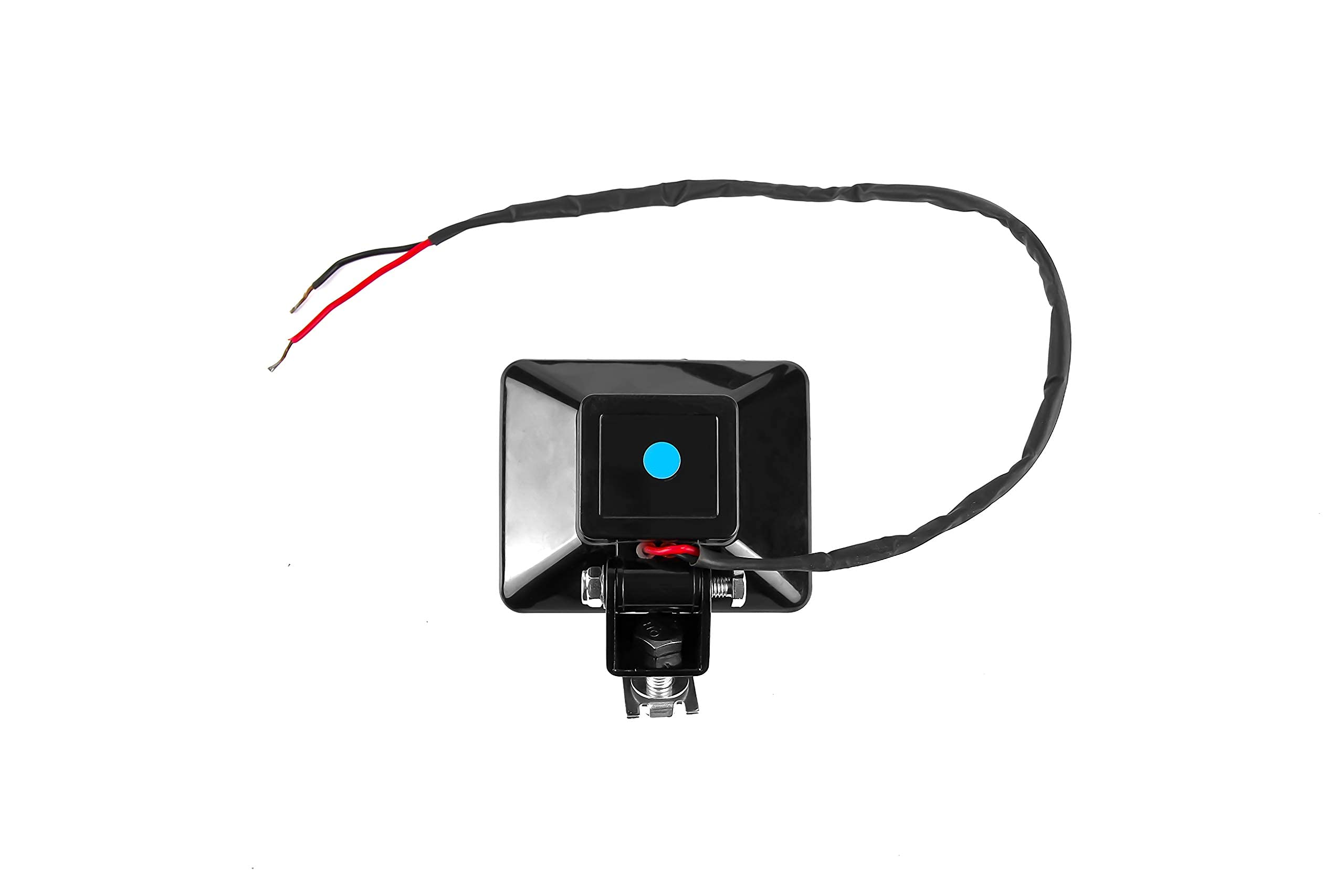 3.75" x 3.5" Rectangle LED Amber Strobe Work Lamp Light 9-LED 27W DOT/SAE Approved Waterproof Dustproof Anti-Shock/Fog Towing Construction Safety Truck 10V-30V