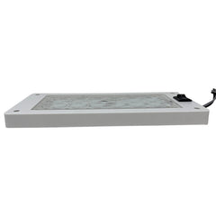 Universal Interior Light Rectangle 21 LED Reading Light Ceiling Dome Roof Car Truck Boat Surface Mount Housing- 8"x 3.3" Super Bright! White LED's