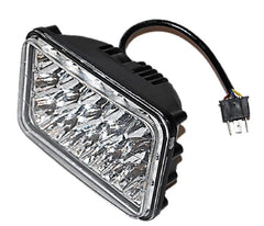 4x6 inch LED Headlights Rectangular Replacement H4651 H4652 H4656 H4666 H6545 for Peterbil Kenworth Freightinger Ford Probe Chevrolet Oldsmobile Cutlass - Set of 4