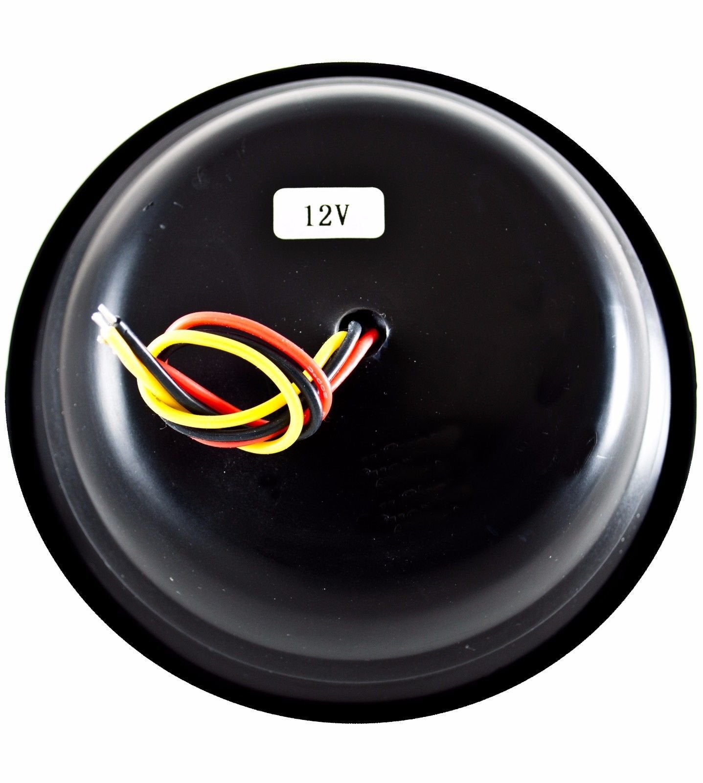 4" Round LED Trailer Tail Light 18 LED Red/White Stop Turn Tail Reverse Backup Running Lights w/Rubber Grommet Direct Wiring for Trucks Trailer RV Boat IP67 Waterproof DOT/SAE Approved 12V