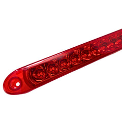 2PC Red 17" 46 LED Light Bar Stop Turn Tail Third 3rd Brake Light Trailer Center Light Bar Car Truck Cargo Trailer Toy Hauler Trailer Tail Light Bar Surface Mount Waterproof