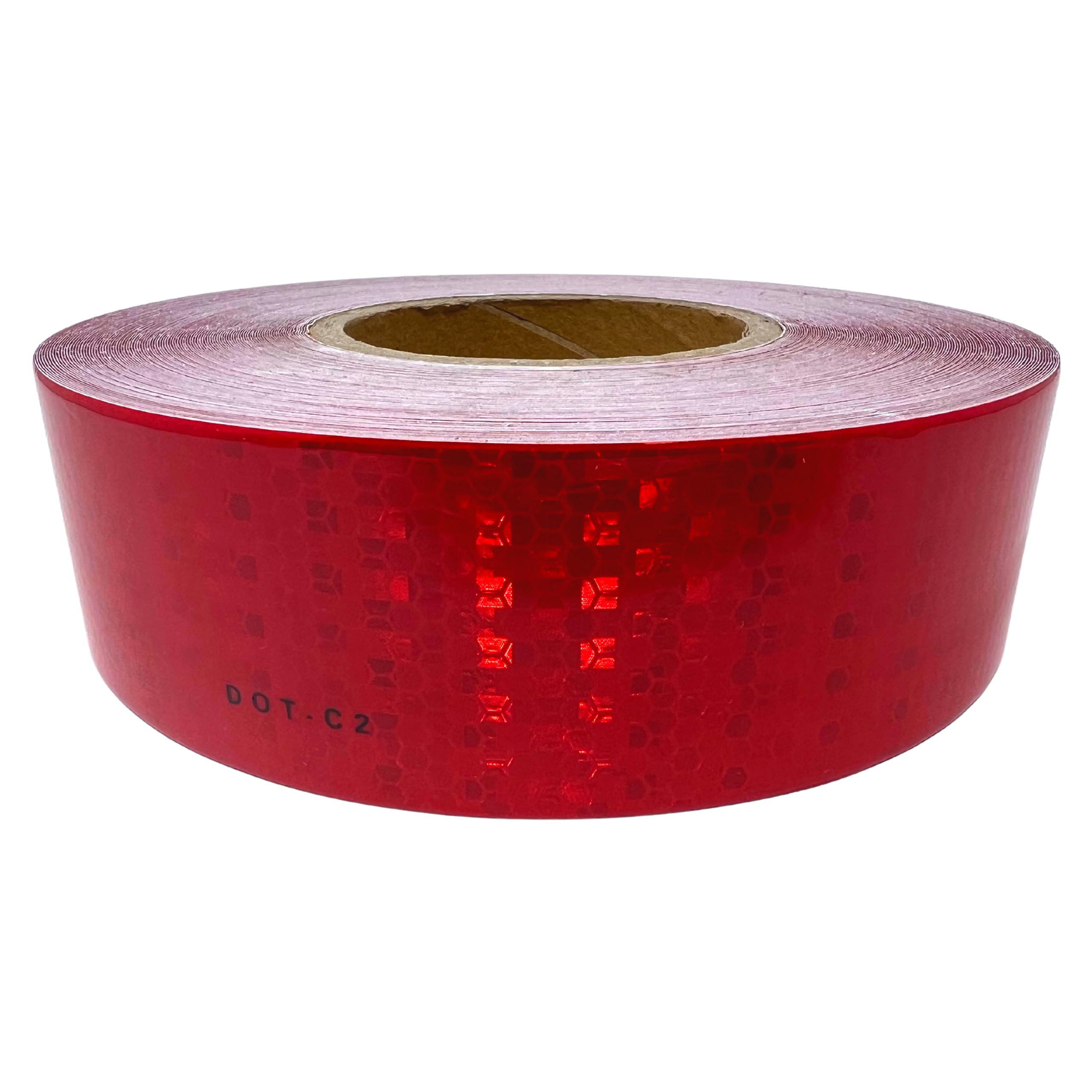 DOT Reflective Tape - DOT-C2 Conspiciuity Tape - COMMERCIAL ROLL - 2" inch x 150' FEET - Automobile Car Truck Boat Trailer Semi Truck Bus RED/WHITE/YELLOW/FLOURESCENT YELLOW GREEN