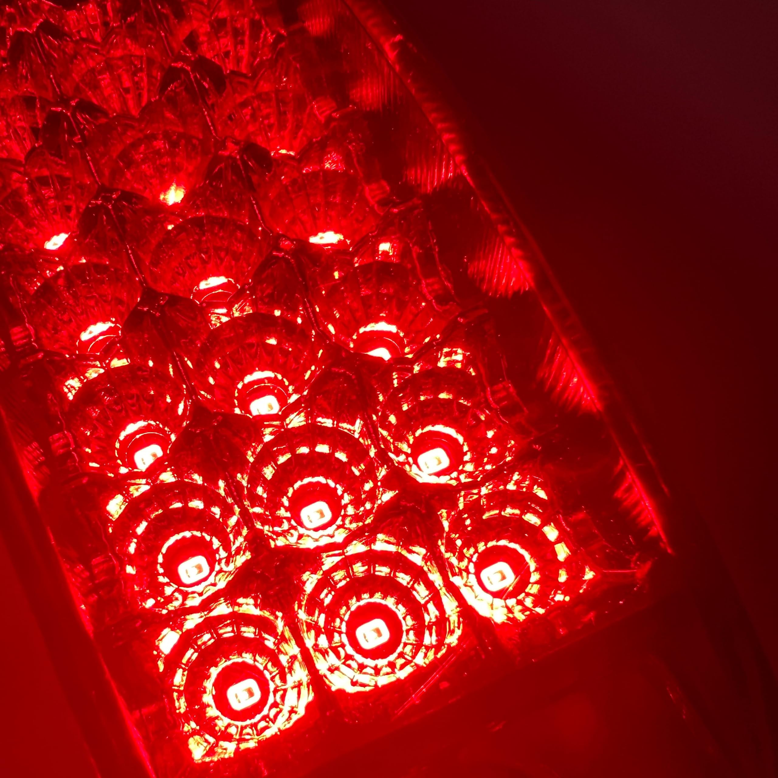 All Star Truck Parts] Qty 10 Amber/Red 6" 21 LED Side Marker Clearance Light Rectangle 12V Truck Trailer Camper Boat Marine 6x2 Rectangular Surface Mount [Sealed and Waterproof]