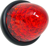 3.5" Inch Diameter 16 LED Round Beehive Cone Watermelon Trailer Side Marker Lights Red Amber Clear Lens Submersible 12V Rear Lights Peterbilt Trucks ATV Motorcycle