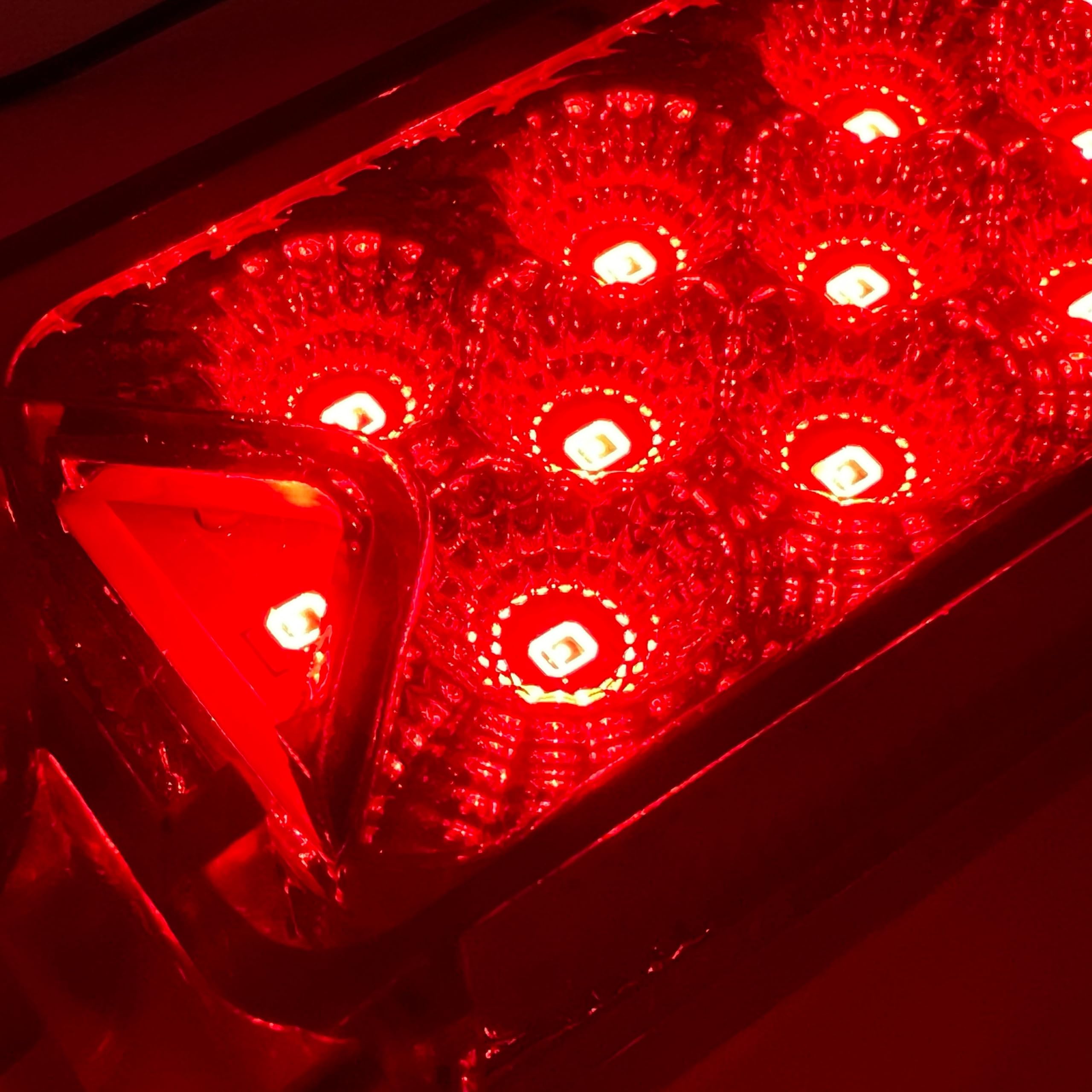 All Star Truck Parts] Qty 10 Amber/Red 6" 13 LED Side Marker Clearance Light Rectangle 12V Truck Trailer Camper Boat Marine 6x2 Rectangular Surface Mount [Sealed and Waterproof]