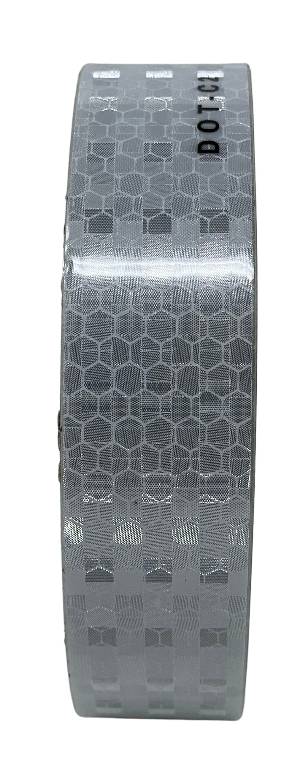 White DOT-C2 Reflective Tape Conspiciuity Tape - COMMERCIAL ROLL, HIGH INTENSITY, STRONG ADHESIVE- Automobile Car Truck Boat Trailer Semi (White)