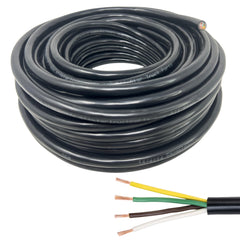 14 AWG 4-way 100-percent copper trailer wire in available roll lengths — image 1 of 12