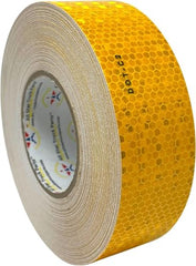 DOT-C2 Reflective Tape, Yellow/Orange Safety Warning Hazard Caution Conspiciuity Tape For School Bus Truck Trailer Boat Semi Motorcycle Bike and Helmet Waterproof