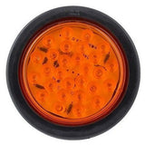 4" Inch Amber 28 LED Round Signal Turn Truck Light w/ Grommet & Wiring-Qty 2 - All Star Truck Parts