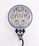 4.5 inch 7 LED Round Work Spot Light 21w Off Road Jeep Truck 4x4 Lamp - Qty 1 - All Star Truck Parts