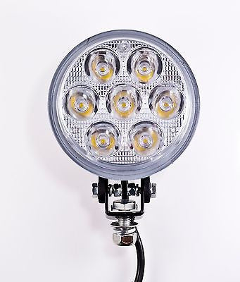 4.5 inch 7 LED Round Work Spot Light 21w Off Road Jeep Truck 4x4 Lamp - Qty 1 - All Star Truck Parts