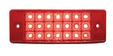 6"x2" Surface Mounted Red 21 LED Clearance Marker Light  Rectangle 12V Truck Trailer Camper Waterproof - All Star Truck Parts