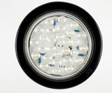 4" Inch White 28 LED Round Backup Reverse Truck Light w/ Grommet & Wiring - All Star Truck Parts