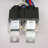 4 - 4x6" 15 LED Headlights & Ceramic Plug Harness H4656/4651 High/Low Beam 45W - All Star Truck Parts