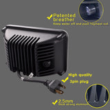 4x6" inch 15 LED Headlights CREE HID Replace H4656/4651 High/Low Beam 45W- Pair - All Star Truck Parts