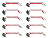 3 Prong Pigtail Wire Right Angle Plug for Truck Trailer Stop Turn Tail- Qty 10 - All Star Truck Parts