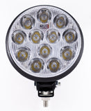 5" Inch 12 LED Round Work Spot Light 36w Off Road Jeep Truck 4x4 Lamp - Qty 1 - All Star Truck Parts
