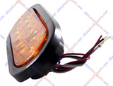 AMBER 6" Oval LED 10 Turn Signal Tail Light w/Grommet & Plug Truck Trailer - All Star Truck Parts