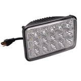 4"x6" LED Headlights CREE Light Bulbs Replace H4656/4651 Sealed Headlamp Set 4 - All Star Truck Parts