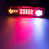 [ALL STAR TRUCK PARTS] [2ND GENERATION ULTRA BRIGHT] 23 LED Red Amber White Integrated Trailer Tail Lights Bar 12V Turn Signal Running Lamp for Trailer UTV UTE RV ATV Box Truck Left and Right (2 Pack)
