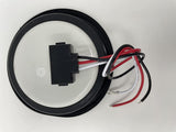 4" Round LED Recessed Amber Strobe Light, 24 LED DOT/SAE Approved & Marked, Waterproof, Super Bright High Powered Strobe for Towing