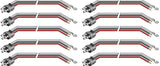 3 Prong Pigtail Wire Plug for Truck Trailer Stop Turn Tail Lights - Qty 10