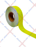 Fluorescent Yellow Green DOT-C2 Reflective Tape Conspiciuity Tape - COMMERCIAL ROLL, HIGH INTENSITY, STRONG ADHESIVE- 2" inch x 150' FEET - Trailer Truck Industrial Construction Floor Parking Lots Garage Walkways Doorways Night Visibility - All Star Truck Parts