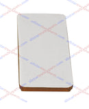 3-1/8" Rectangular Red/Amber Stick On Reflector - Trailers, Trucks, Automobiles, Mail Boxes, Boats, SUV's, RV's, Industrial Strong Adhesive DOT/SAE Approved - All Star Truck Parts