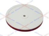 Class A 3-3/16" Round Red/Amber Reflector with Center Mounting Hole for Trailers, Trucks, Automobiles, Mail Boxes, Boats, SUV's, RV's, Industrial Applications - All Star Truck Parts